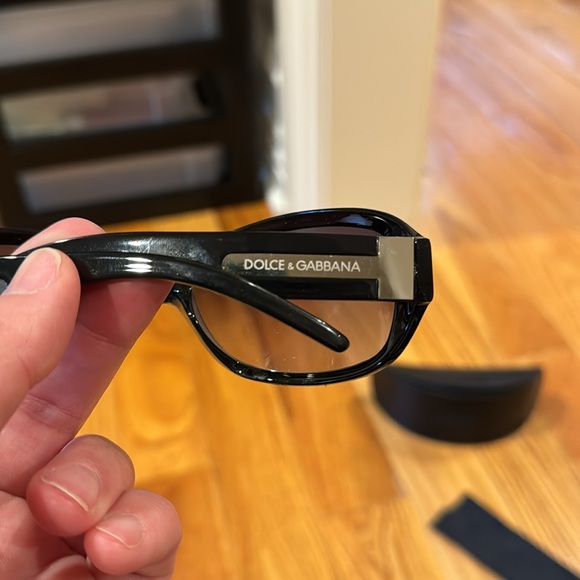Dolce & Gabbana black eyeglasses with case and cloth - Picture 3 of 7